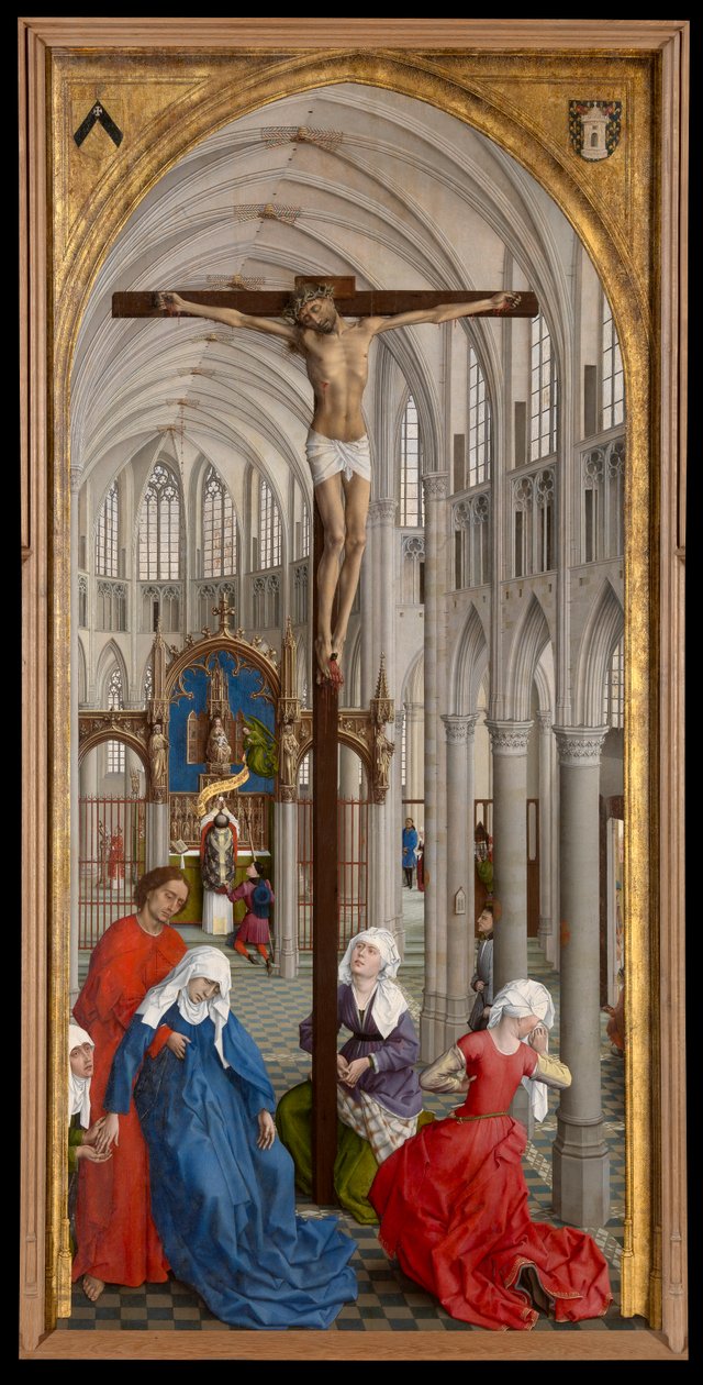 De sju sakramenten (olja på panel) av Rogier van der Weyden