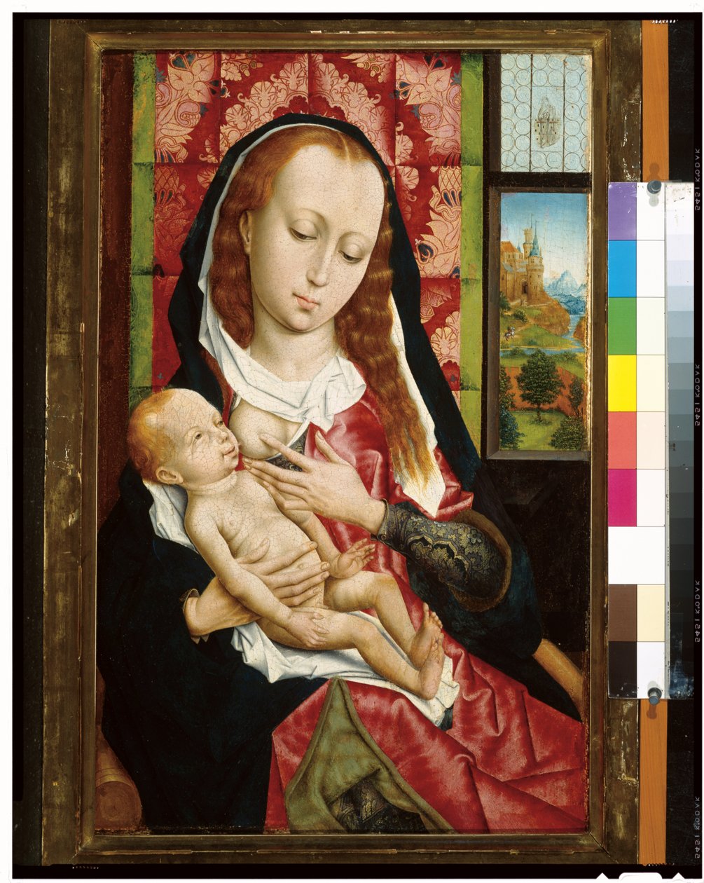 Jungfrun och barnet, ca 1480 av Rogier van der Weyden