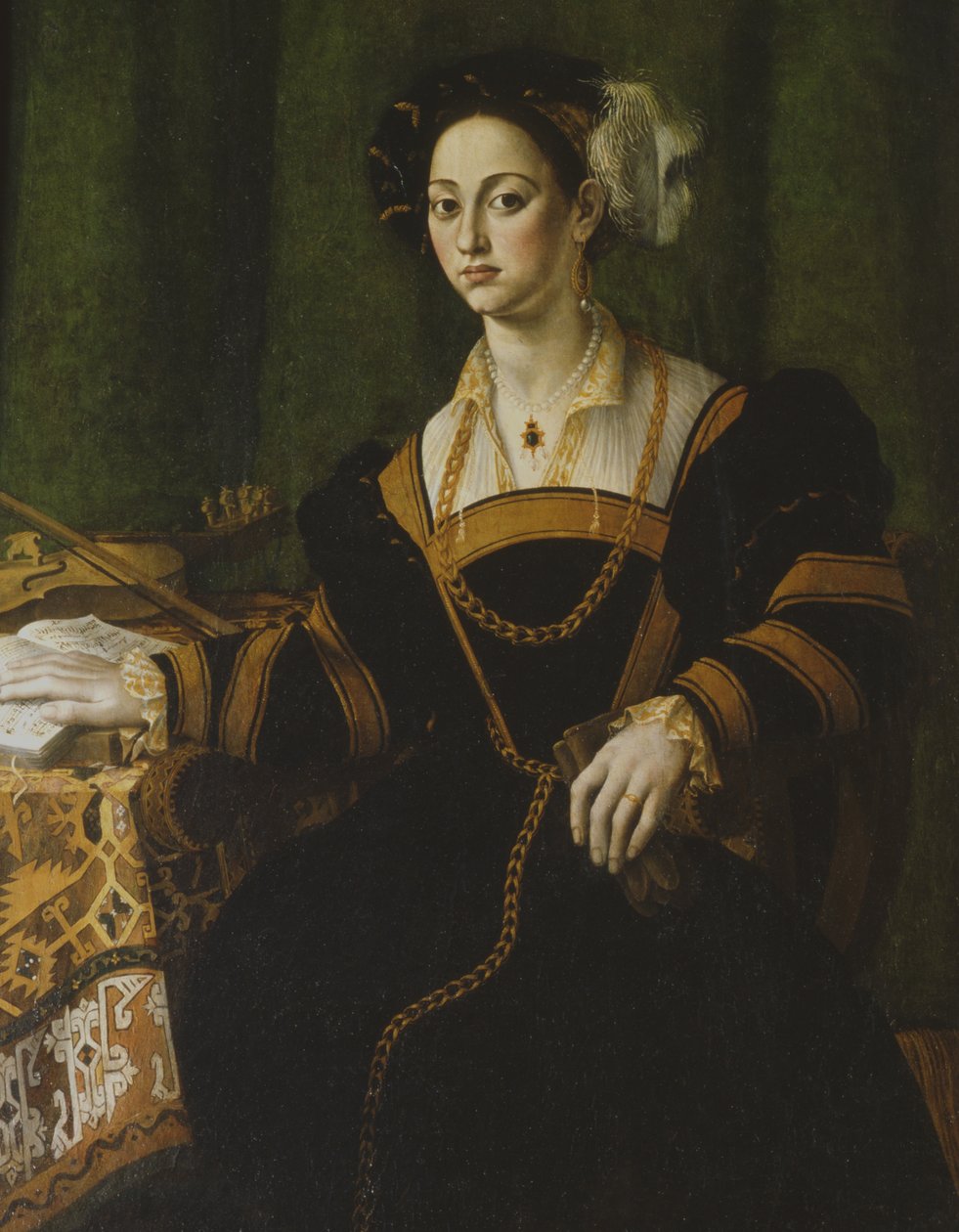 Porträtt av en gentlewoman av Romagna School
