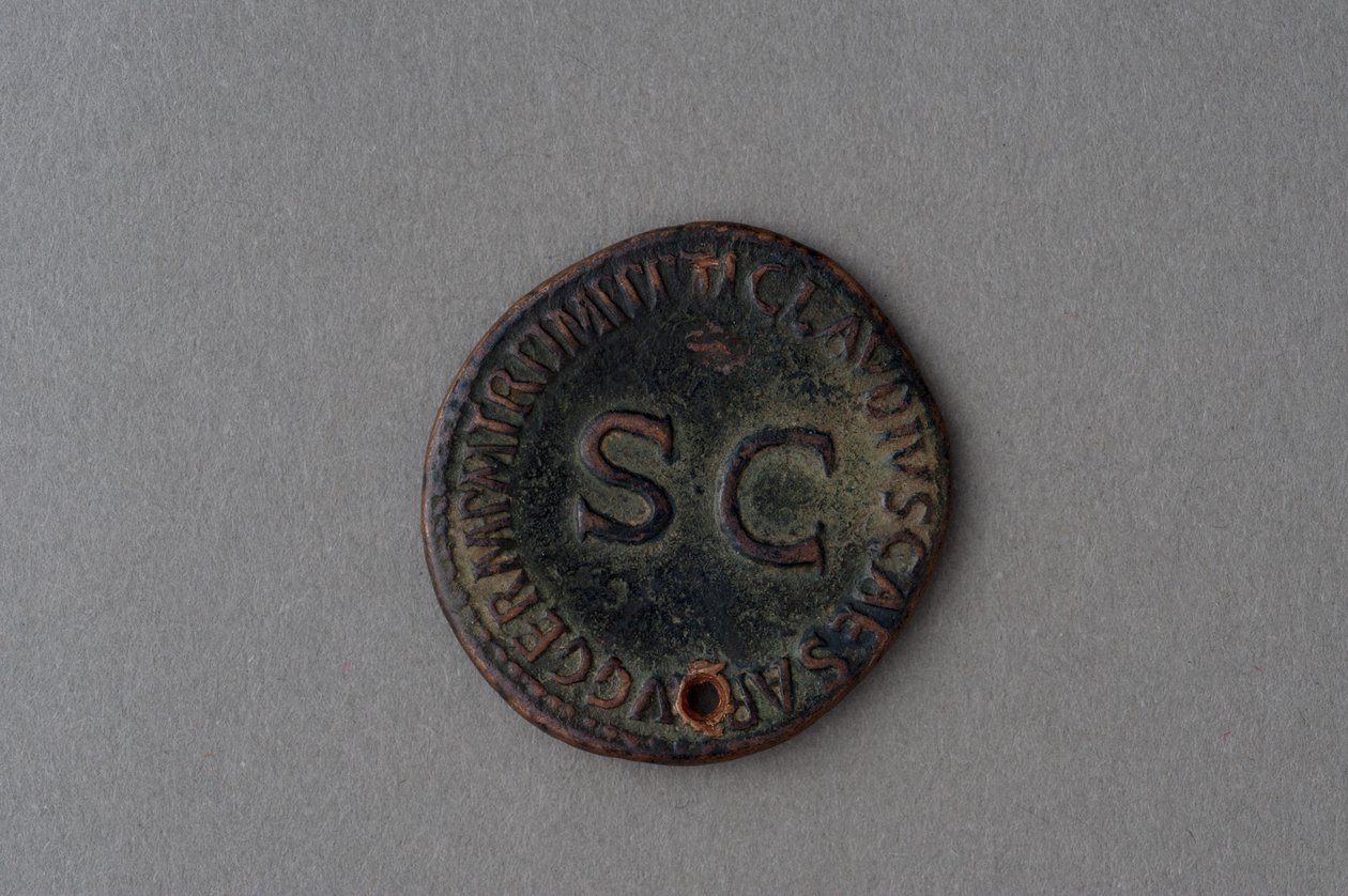 Som mynt av Germanicus (brons) av Roman