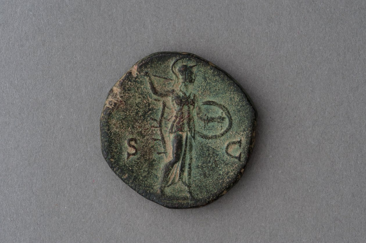 Som mynt av Marcus Aurelius (brons) av Roman