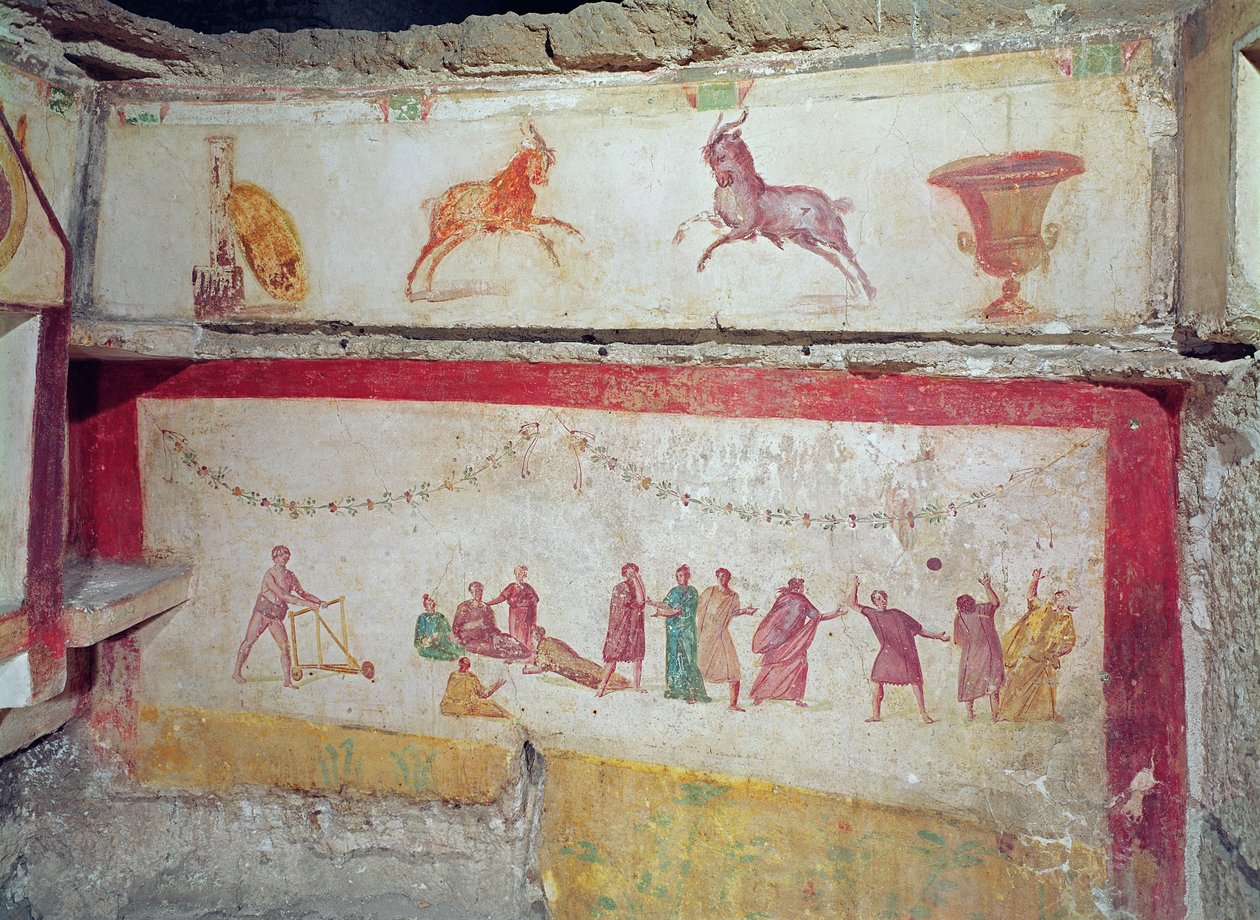 Barnens lekar (väggmålning) av Roman