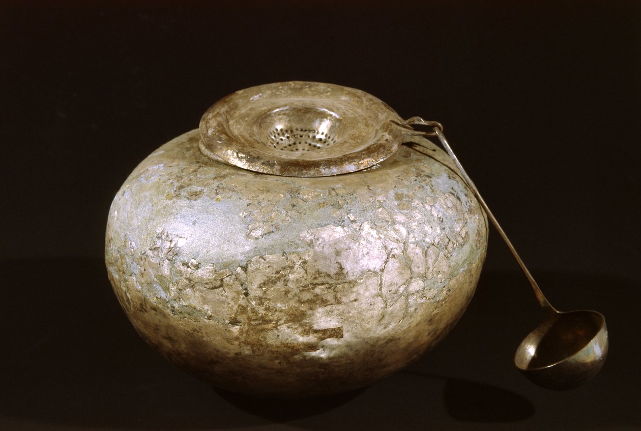 "Labete" med slev, från Bernardini di Palestrinas grav (silver) av Roman