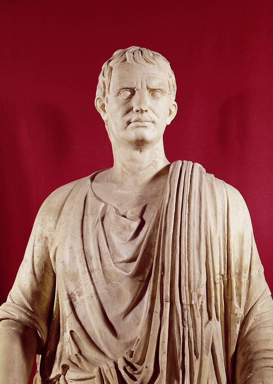 Lucius Cornelius Sulla 138-78 f.Kr. Orating stendetalj från 102091 av Roman