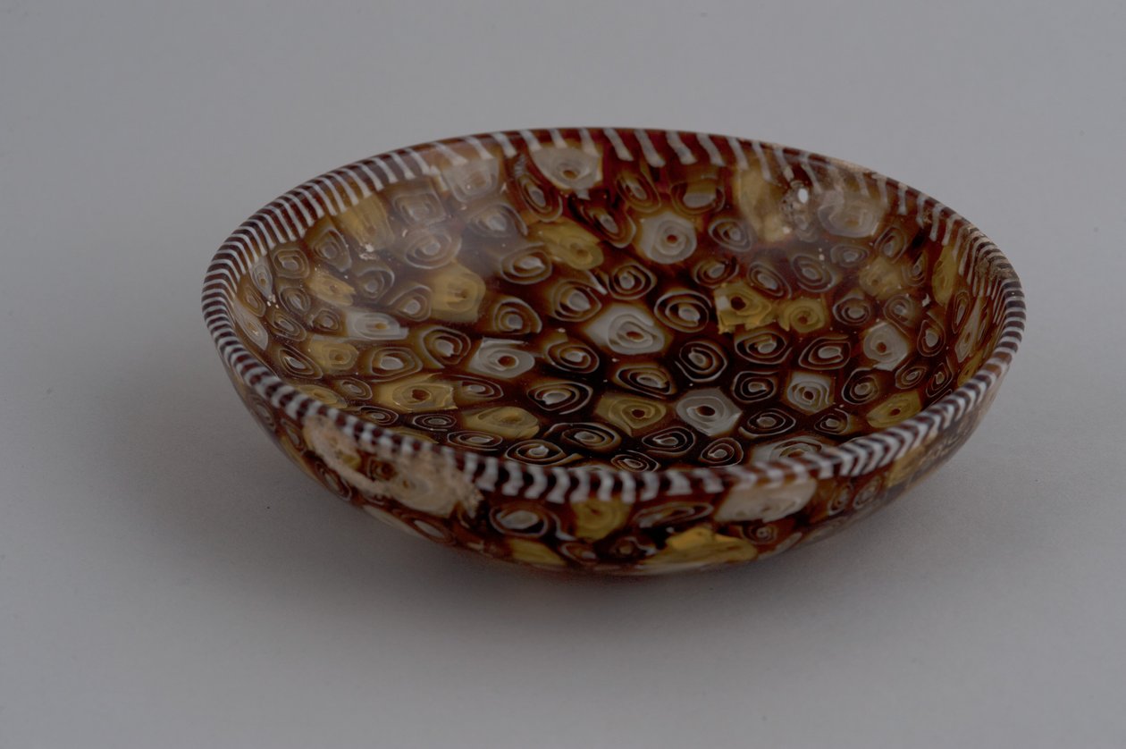 Millefiori skål (glas) av Roman