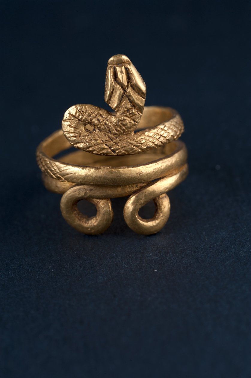 Ring i form av en orm (guld) av Roman