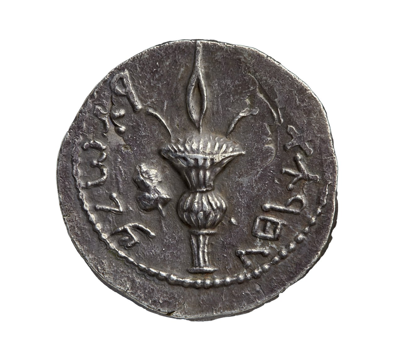 Romerskt provinssilvermynt från Judeen, 132 e.Kr. (silver) av Roman