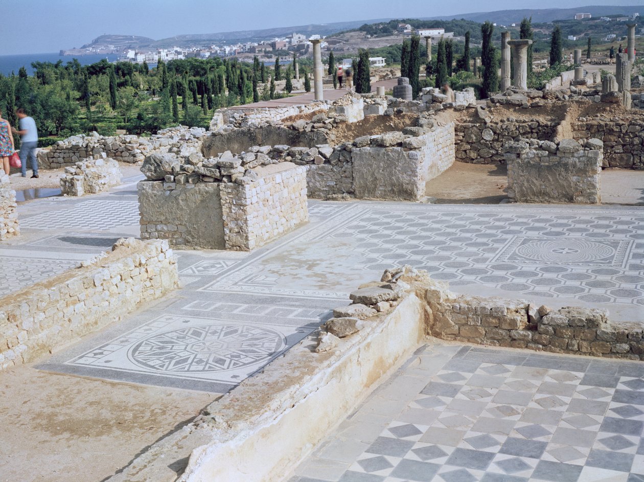 Romerska ruiner av hamnen i Emporion, 600-400-talet f.Kr av Roman