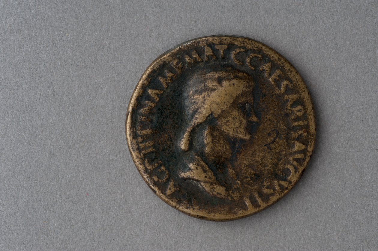 Sestertius av Agrippina Major (brons) av Roman