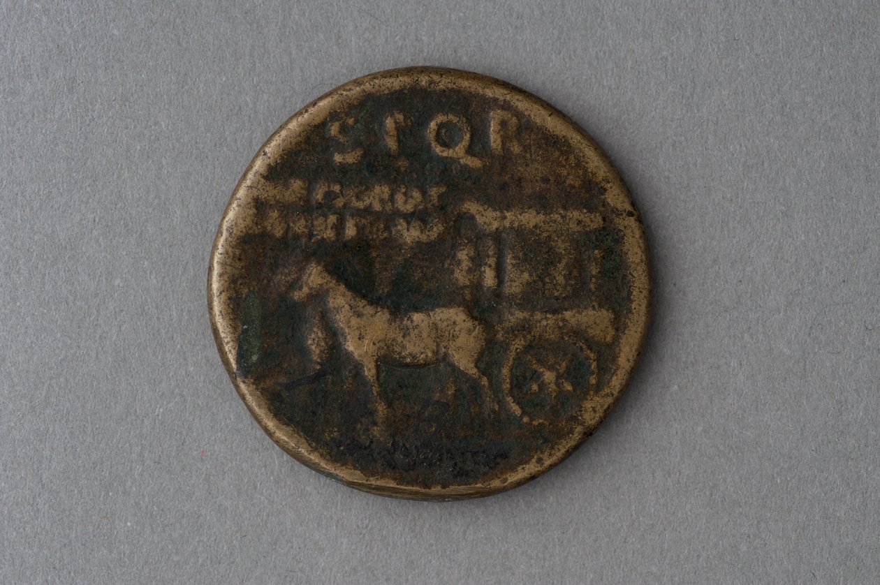 Sestertius av Agrippina Major (brons) av Roman