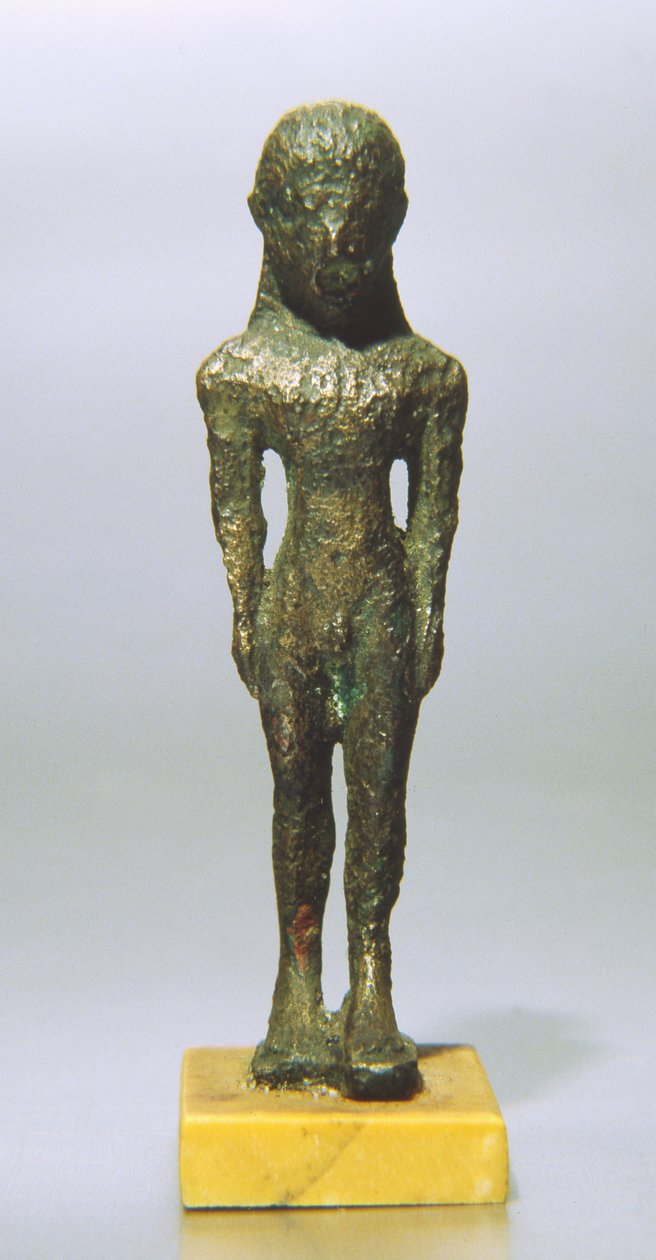 Staty, från Lapis Niger, Foro Romano (brons) av Roman