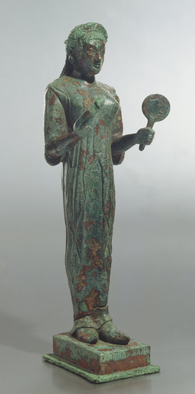 Staty av Persephone, från helgedomen för de tretton altaren, Lanuvio (brons) av Roman