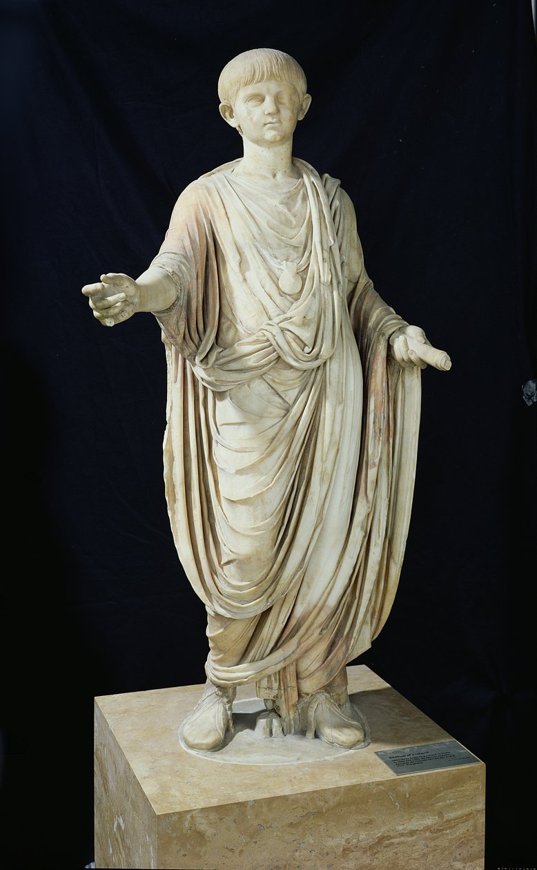 Staty av ett barn av Roman