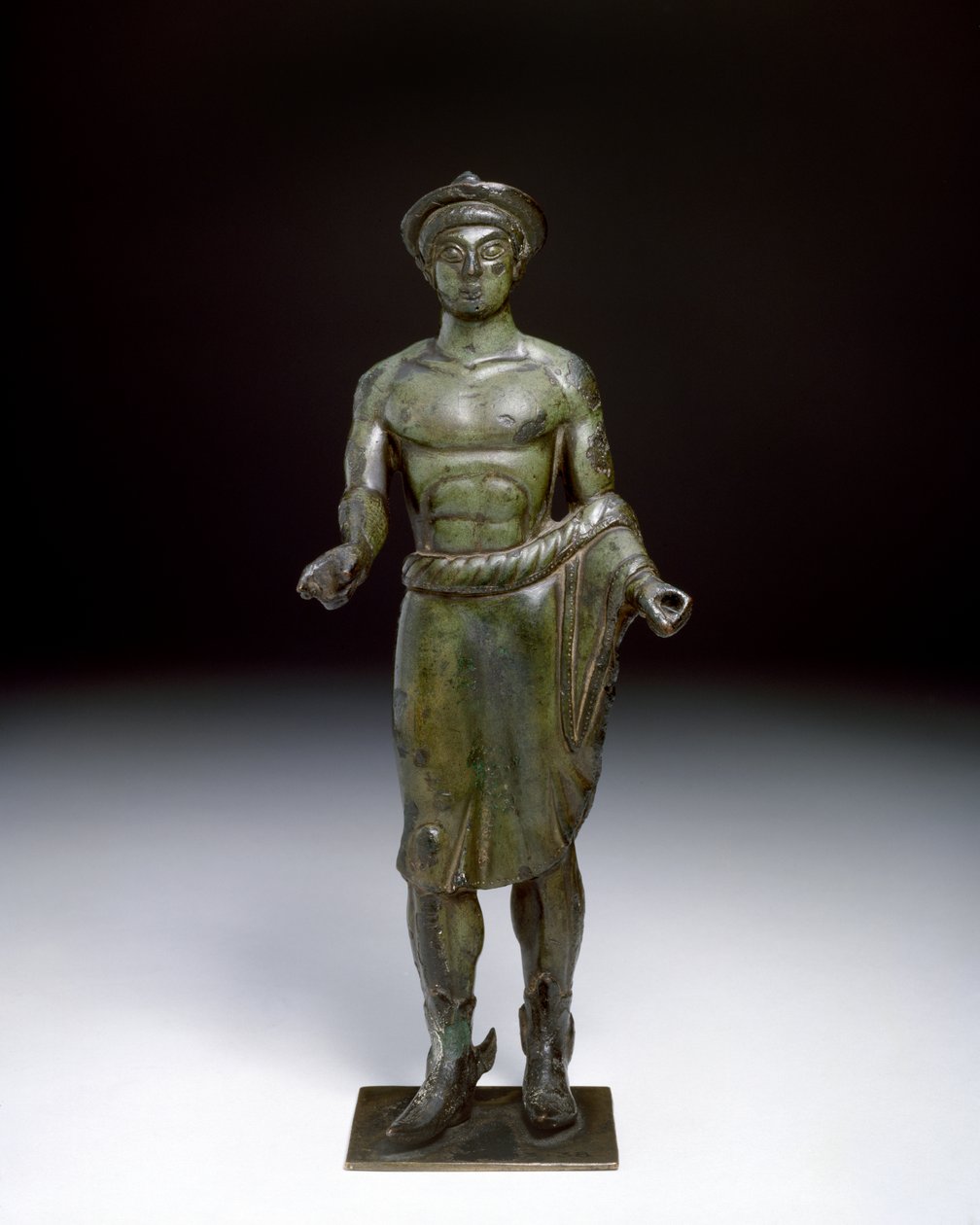 Statyett, från Uffington i Berkshire (brons) av Roman
