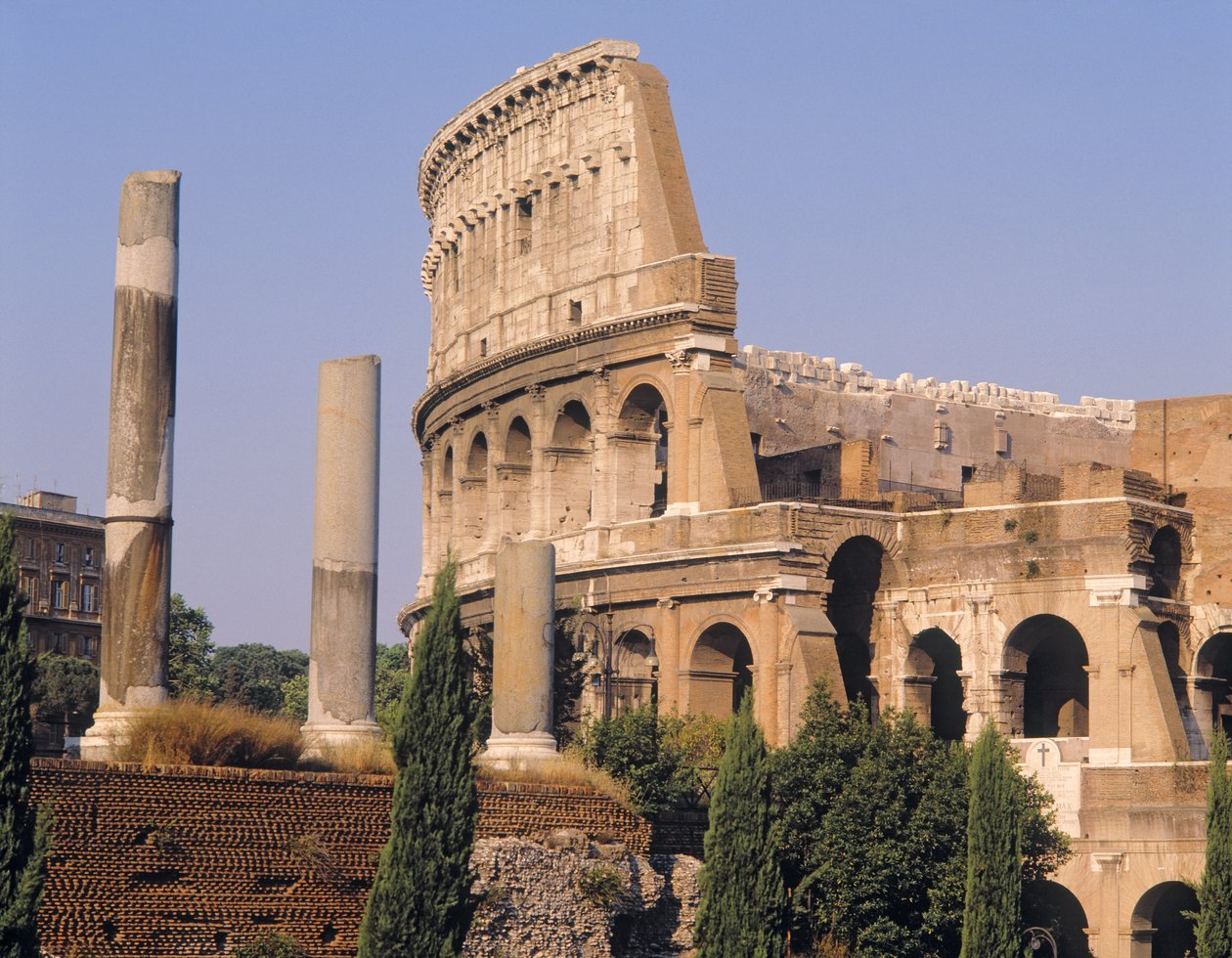 Colosseum, byggt ca 70-80 e.Kr. av Roman
