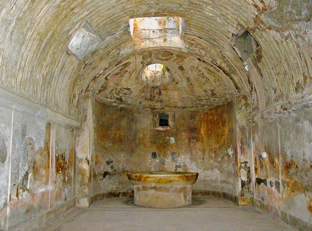 Caldarium i Forum thermae av Roman
