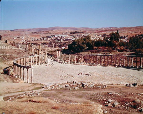 Utsikt över forumet (Agora) av Roman