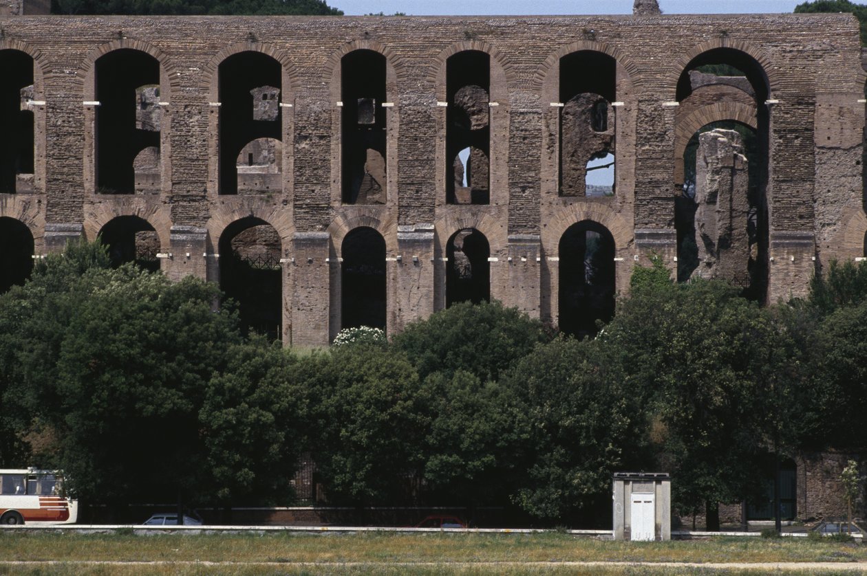 Utsikt över Palatin från Circus Maximus av Roman