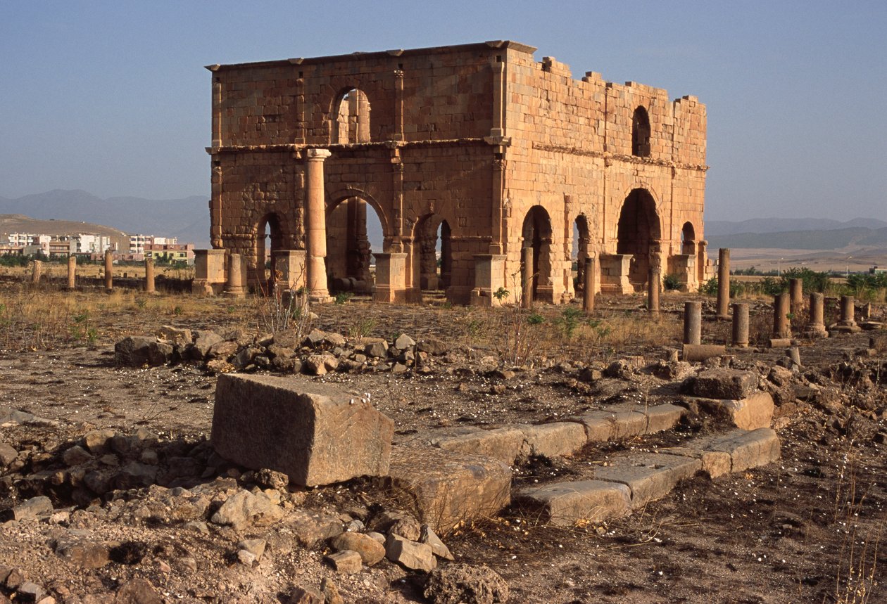 Utsikt över pretorium av Roman Imperial Period