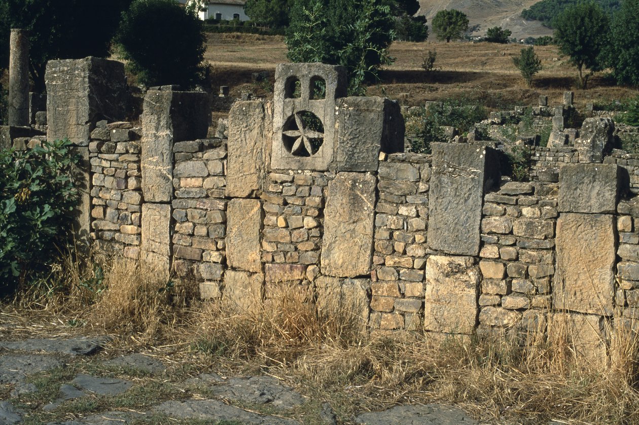 Mur, höga kejserliga perioden (27 f.Kr.-395 e.Kr.) (se detalj 267047) av Roman Imperial Period