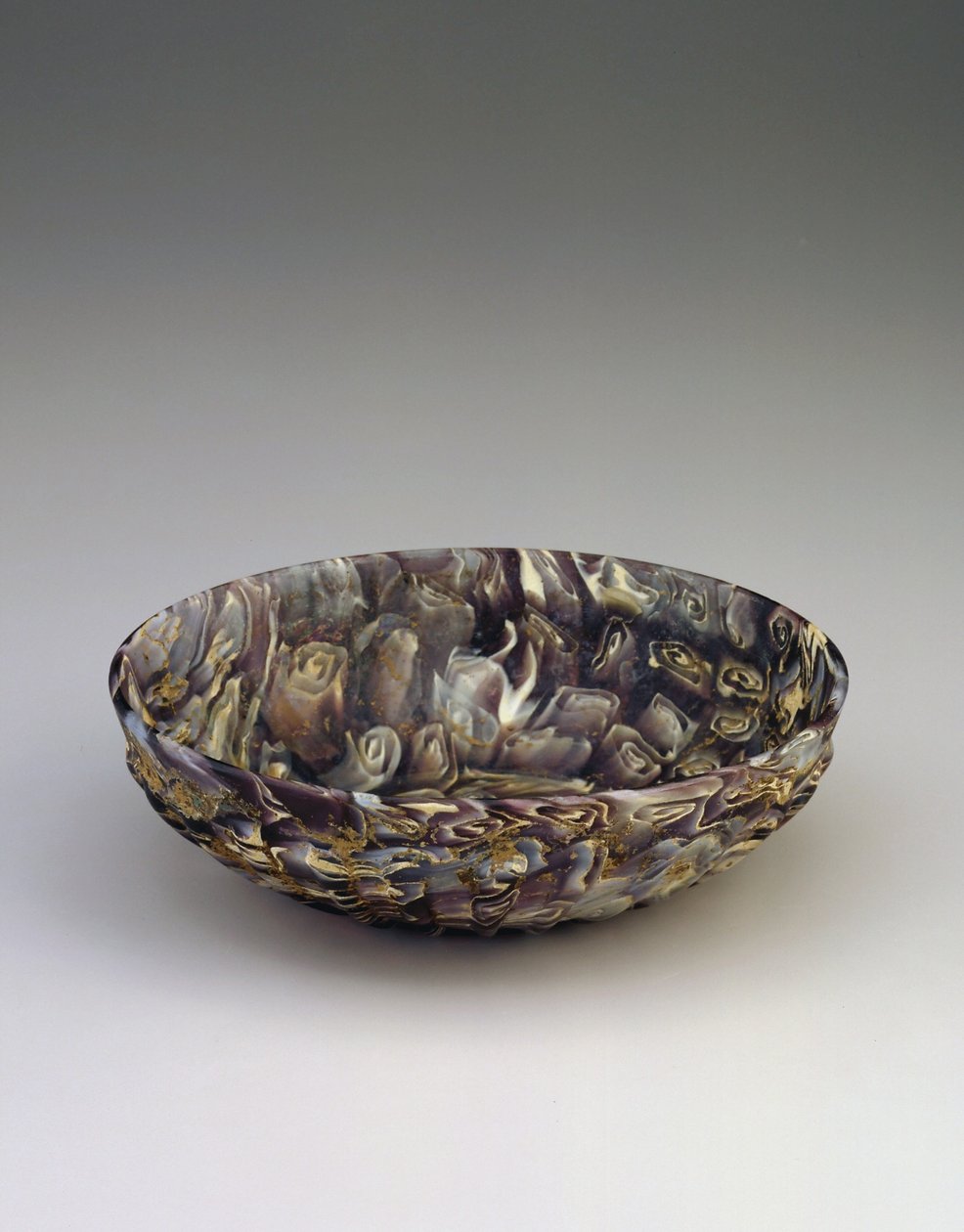 Skål, möjligen från Alexandria (glas) av Roman Period Egyptian