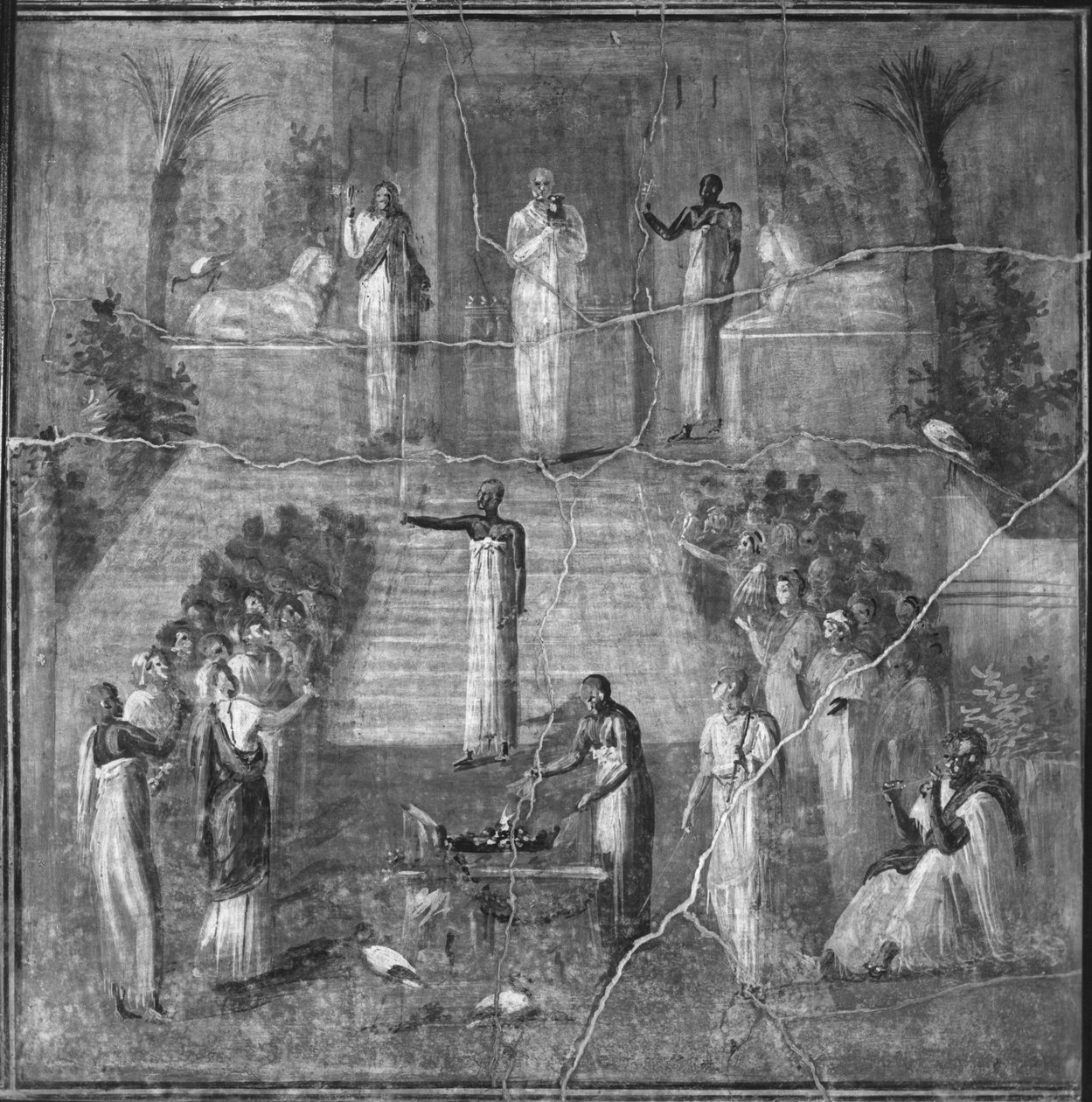 Ceremony of the Cult of Isis, from Pompeii   av Roman Roman