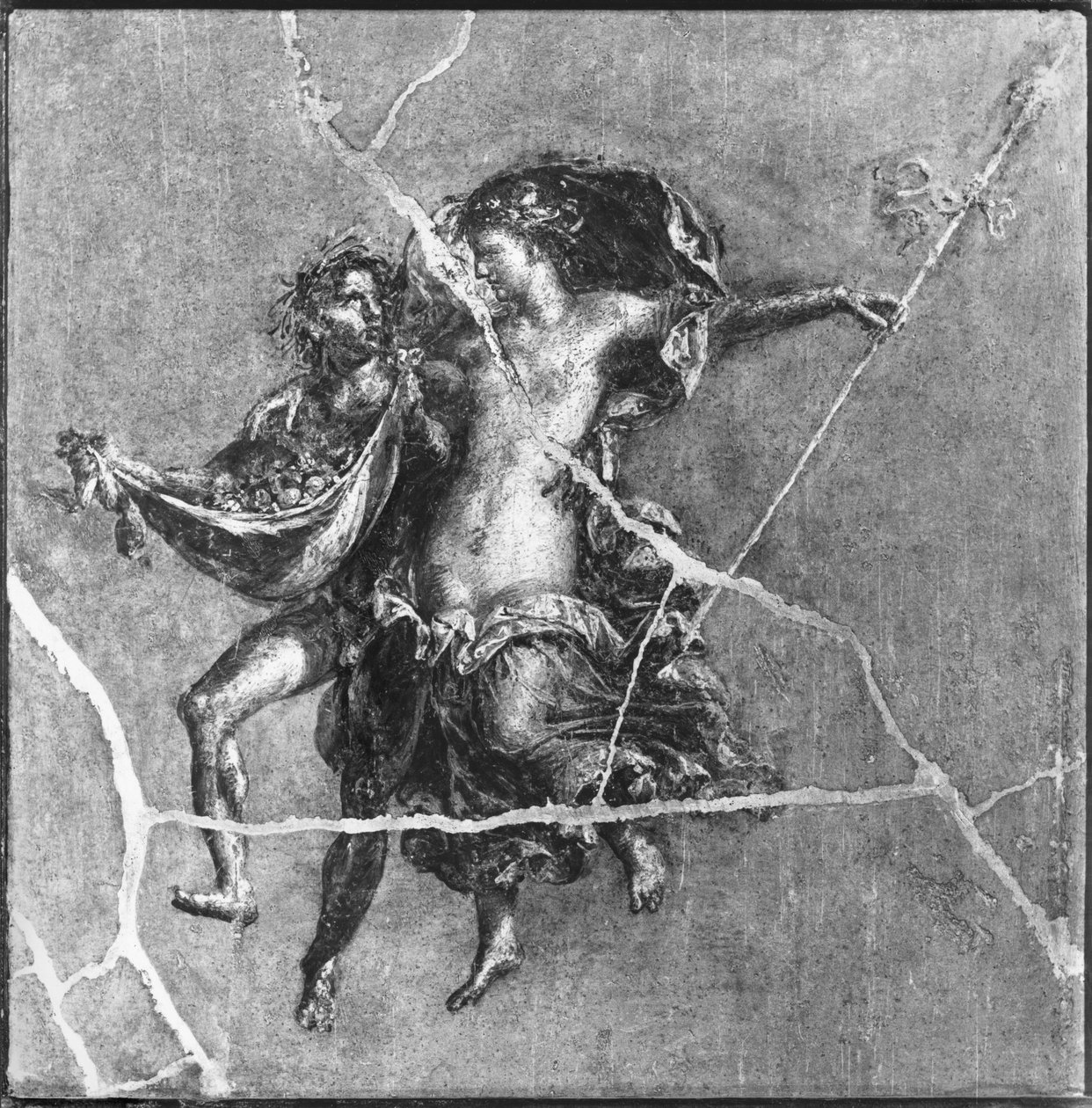 Faun and Bacchante, from Pompeii   av Roman Roman