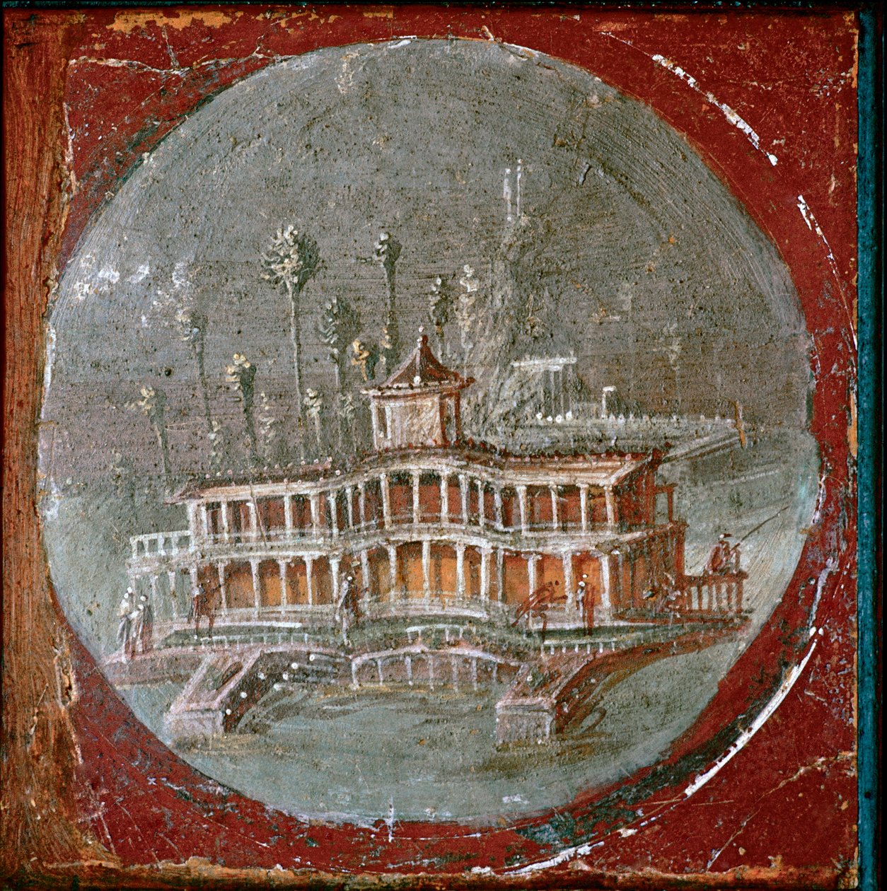 En villa i Stabiae (fräsch) av Roman