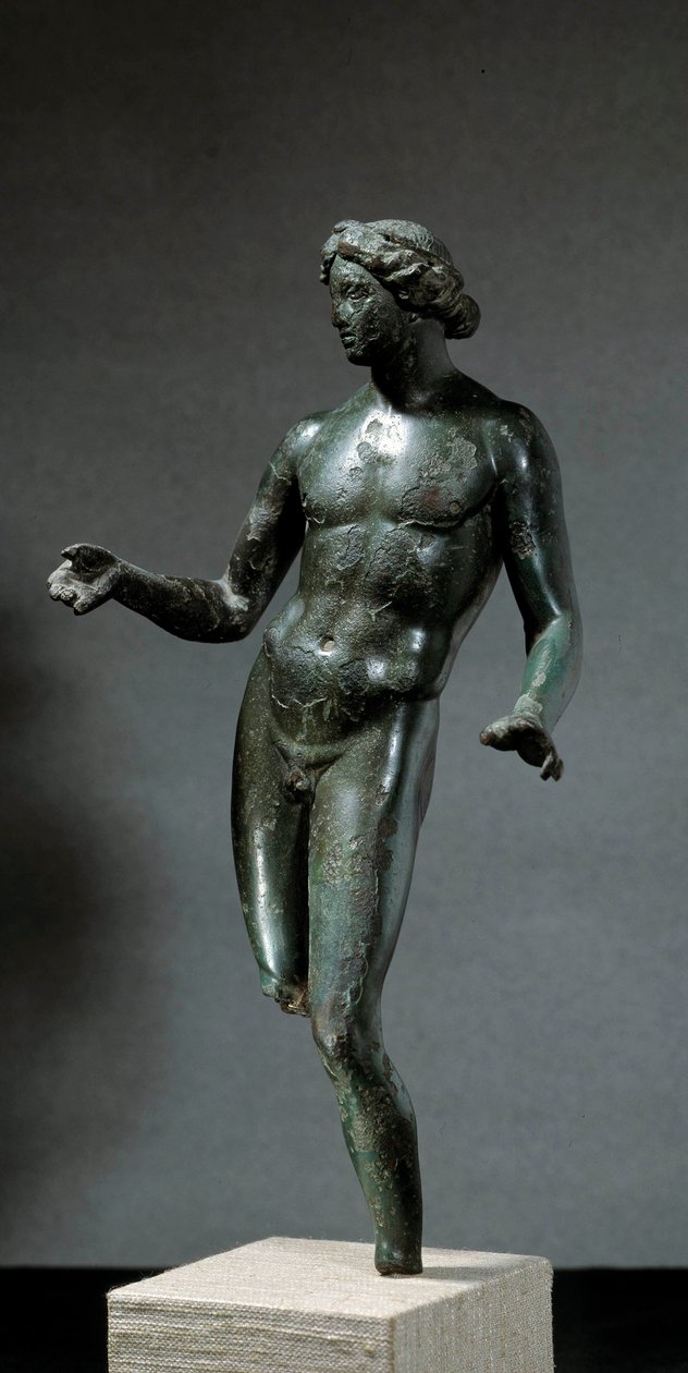 Apollo. Bronsstaty från Mansat La Courriere, Creuse. 1:a till 2:a århundradet e.Kr. Sön 0,295 m. Paris, Louvren av Roman