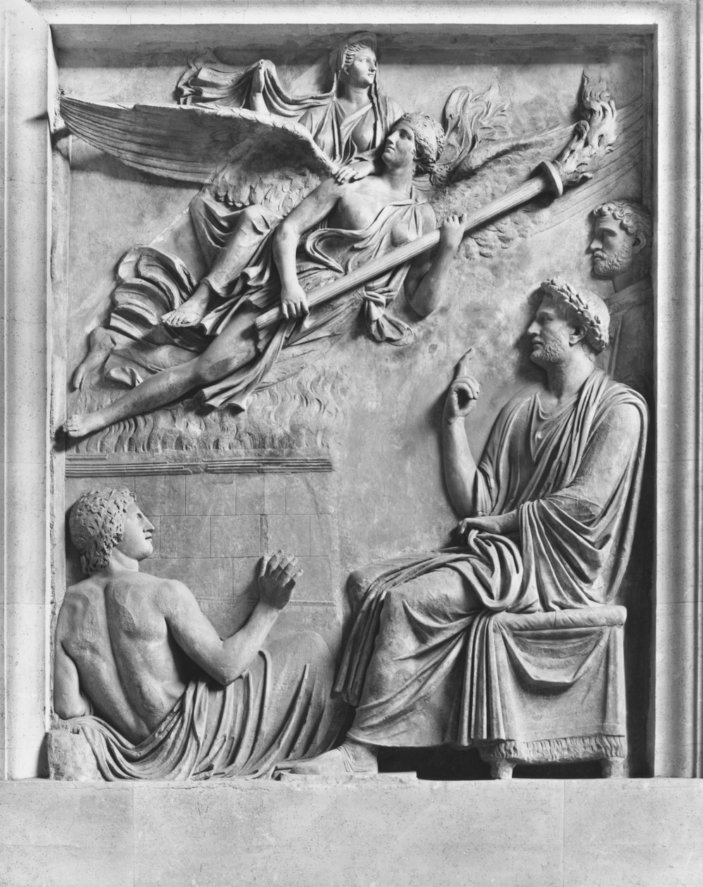 Apoteos av Faustina den yngre (125-175 AD) fru till Marcus Aurelius (121-180 AD) av Roman
