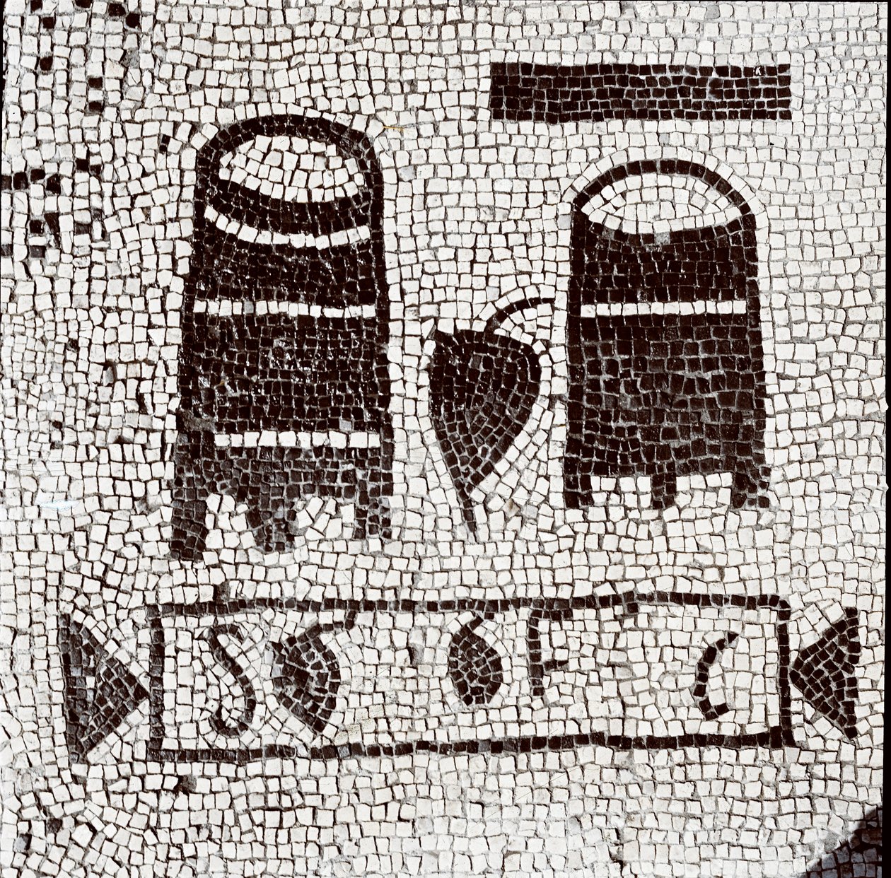 Buskar (mosaik av Roman