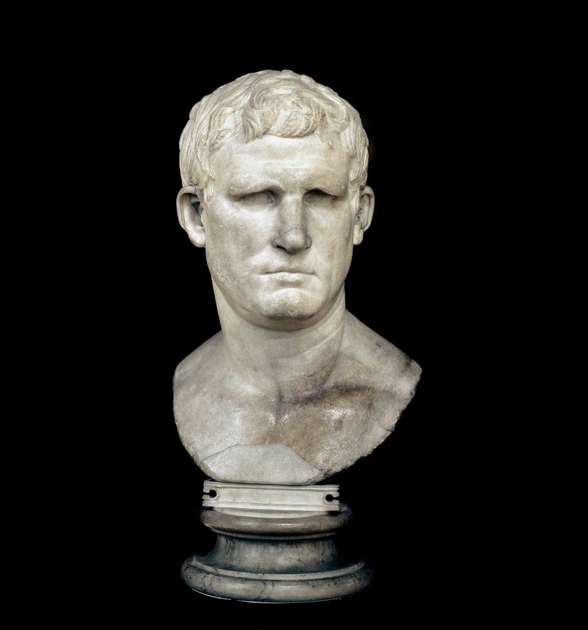 Byst av Marcus Vipsanius Agrippa (Marmorskulptur) av Roman