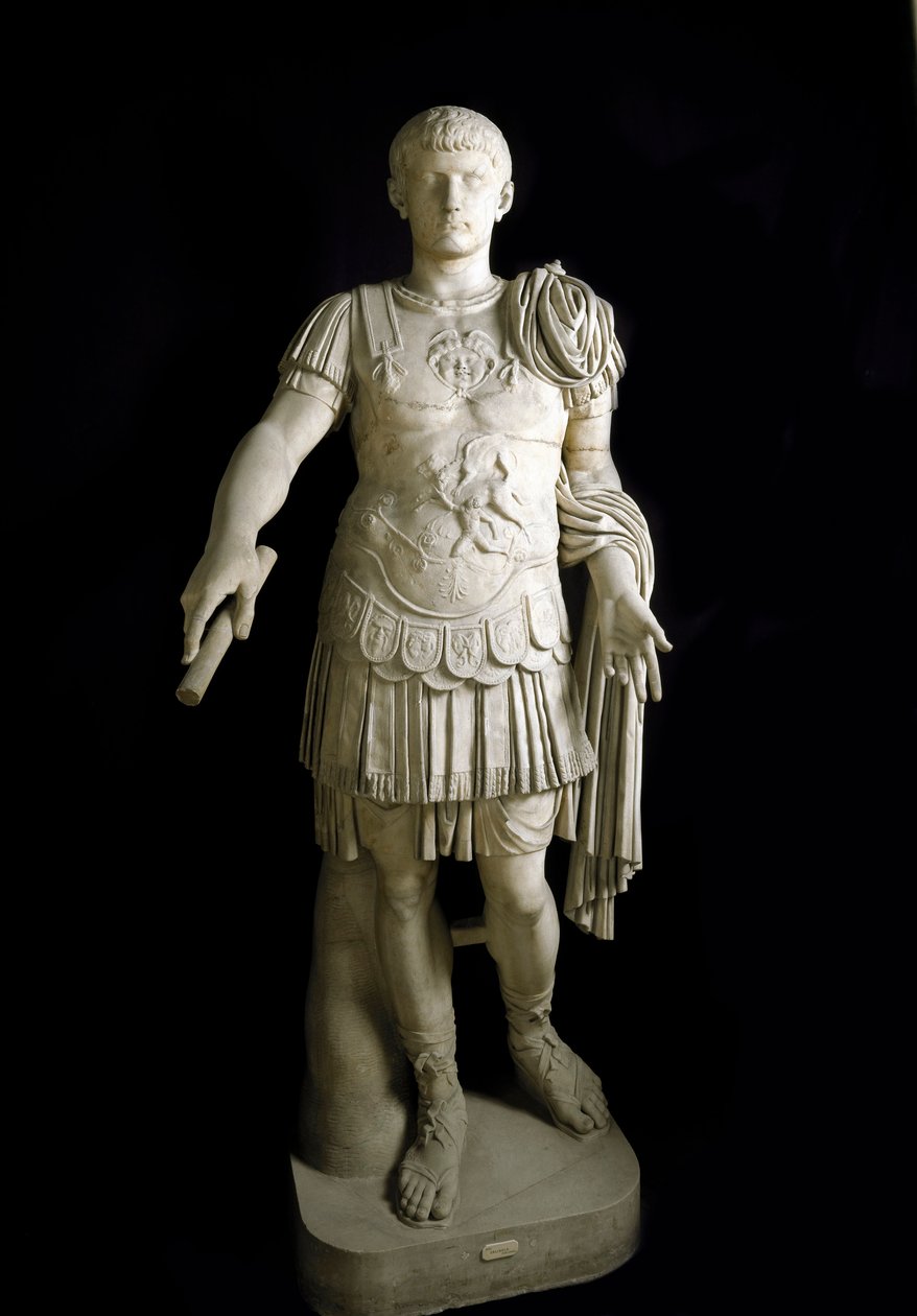 Caius Caesar Germanicus, romersk kejsare (marmor) av Roman