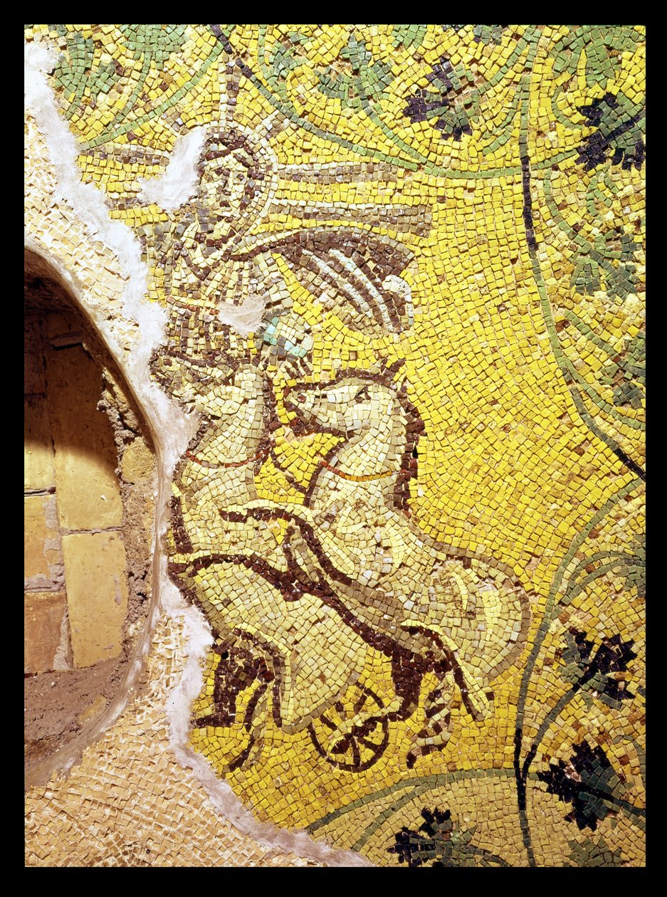Christ Helios, från den förkonstantinska nekropolen nedanför Peterskyrkan (mosaik) av Roman