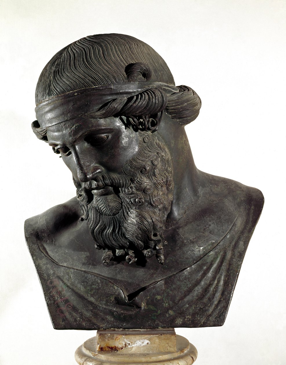 Dionysos (eller Platon eller dionysias präst) (bronsbyst av Roman