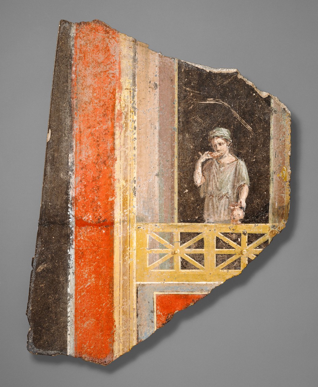 Fragment av en kvinna på en balkong av Roman