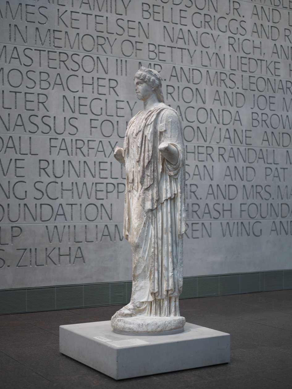 Goddess, AD 1-100 (marmor) av Roman