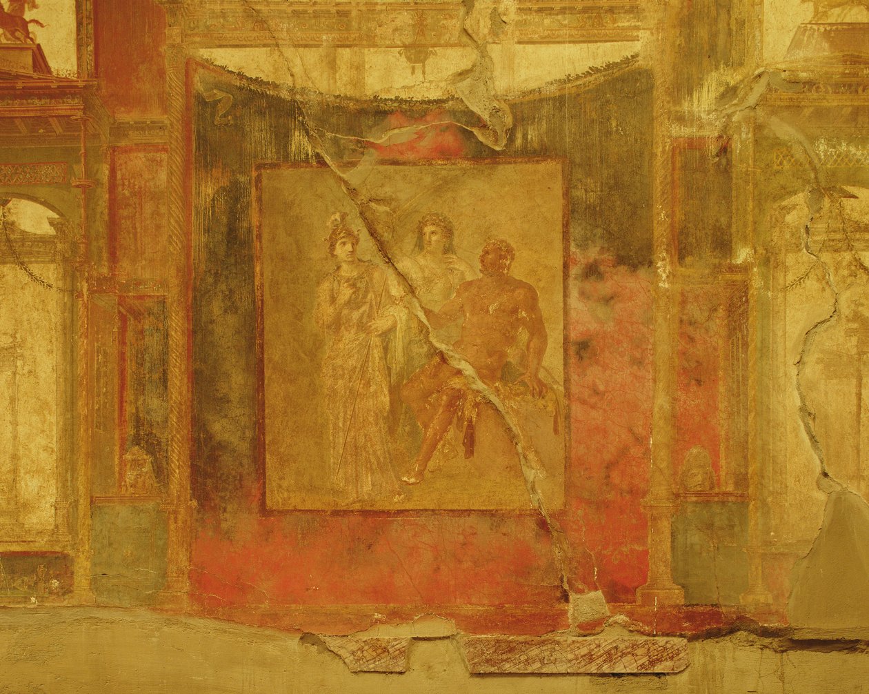 Herkules mellan Juno och Minerva, Il Collegio degli Augustali av Roman