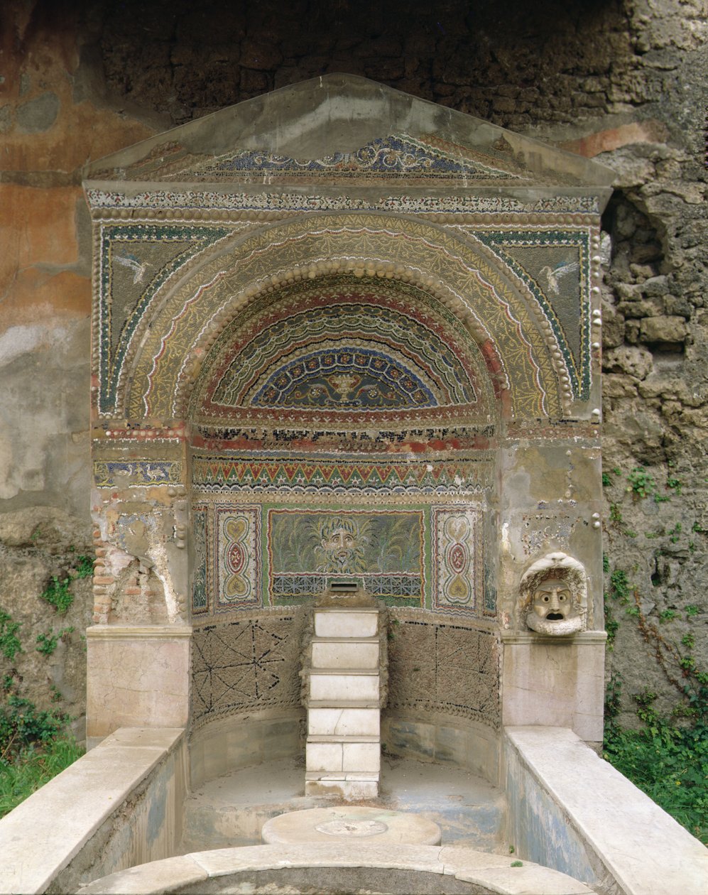 House of the Great Fountain, Street of Mercury, Pompei, Italien (foto) av Roman