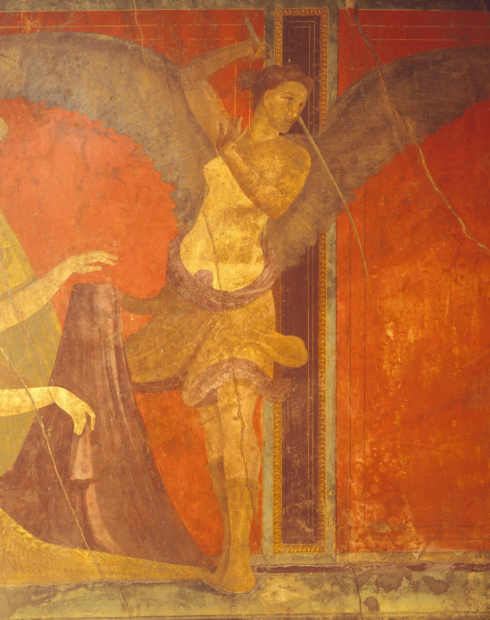 Initiationsriter av Dionysos-kulten, fresk från Villa Dei Misteri av Roman