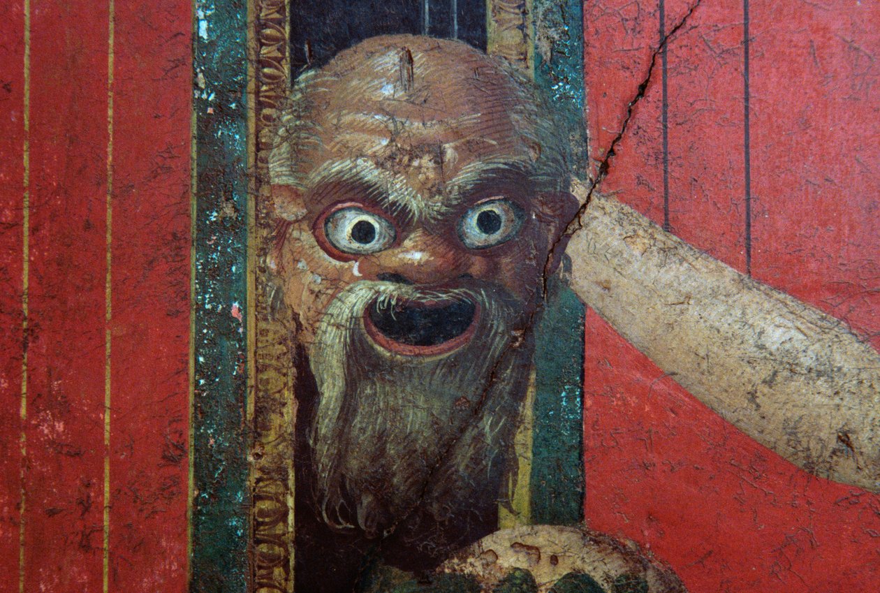 Initiationsriter av Dionysos-kulten, fresk från Villa Dei Misteri av Roman