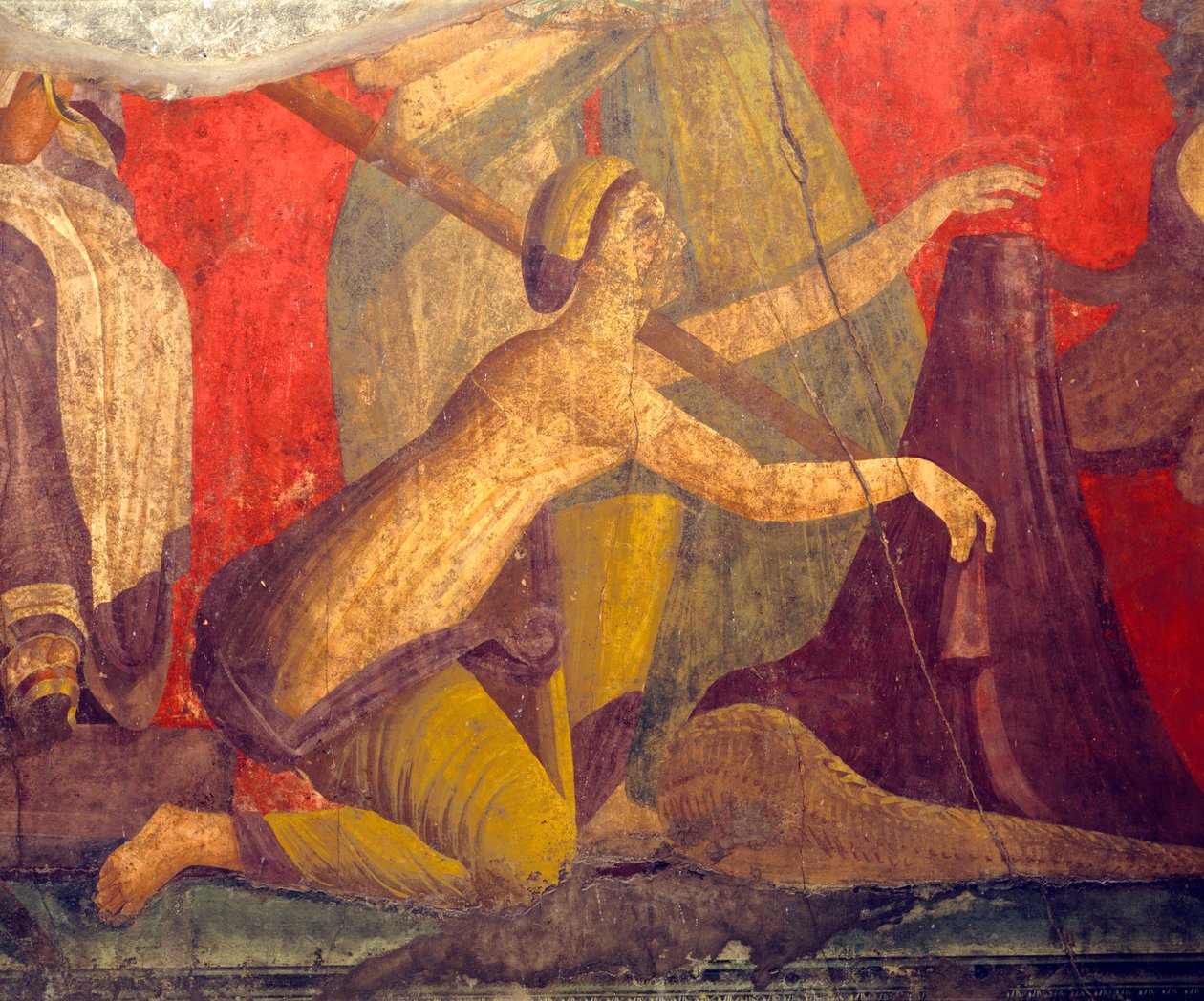 Initiationsriter av Dionysos-kulten, fresk från Villa Dei Misteri av Roman