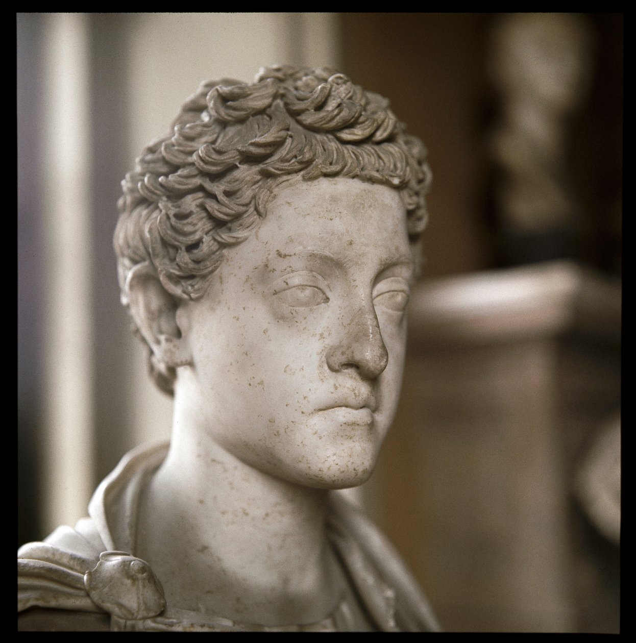 Marmorbyst av kejsar Commodus (skulptur, 2:a århundradet) av Roman