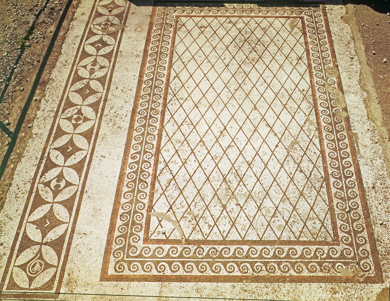 Mosaikgolv från Messiis hus (mosaik) av Roman