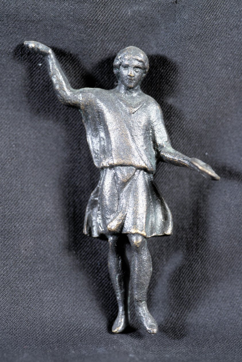 Offrande statyett i brons, coll. privat, 2:a århundradet. Förmodligen av pilgrimerna vid Mars tempel. av Roman