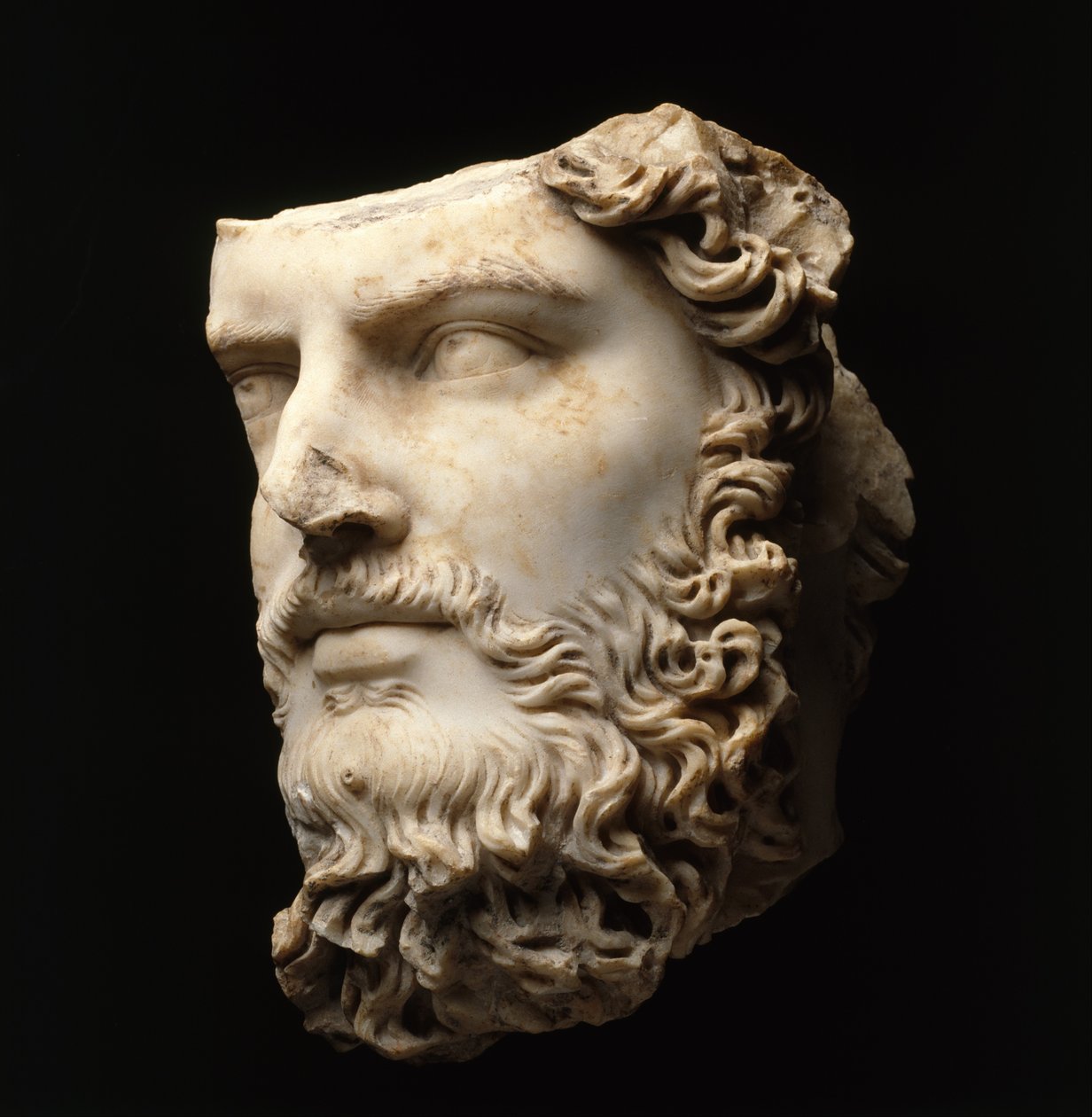 Porträtt av medkejsaren Lucius Verus av Roman