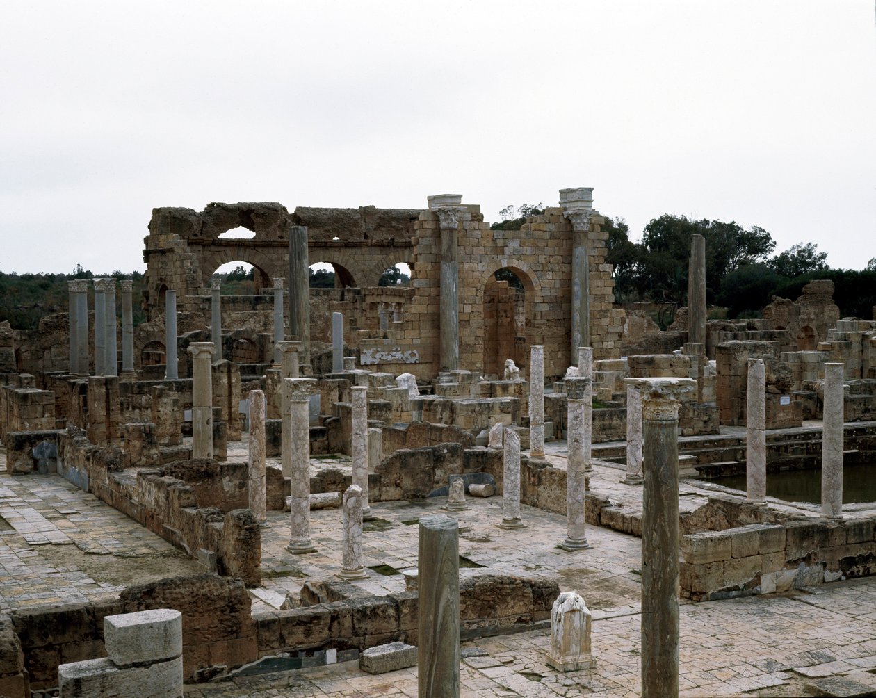 Offentligt bad byggt under kejsar Hadrianus, 200-talet av Roman