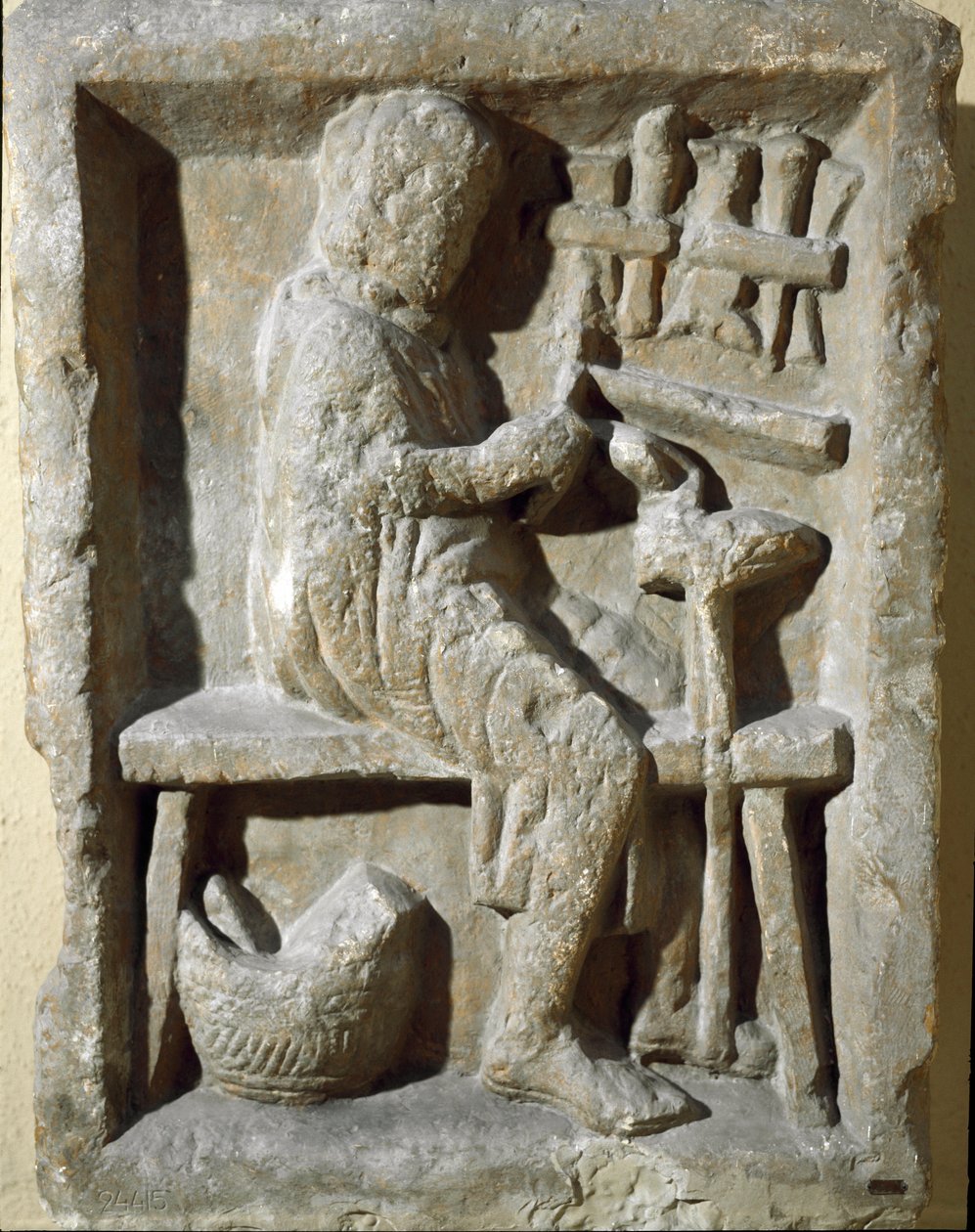 Romersk konst: "" smed i arbete "" 1:a århundradet e.Kr. Rom, Museum of Roman Civilization av Roman