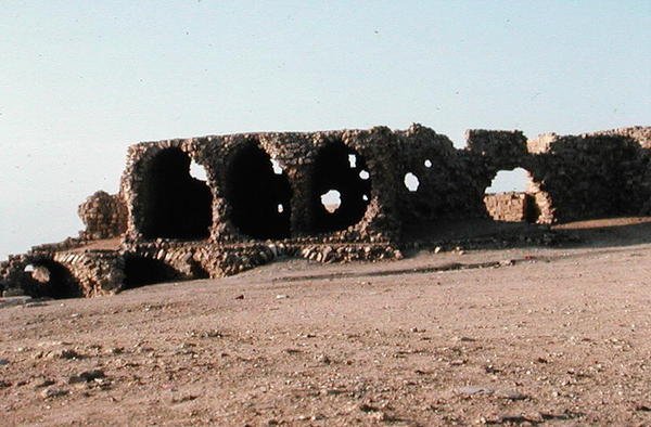 Ruinerna av den romerska akvedukten av Roman