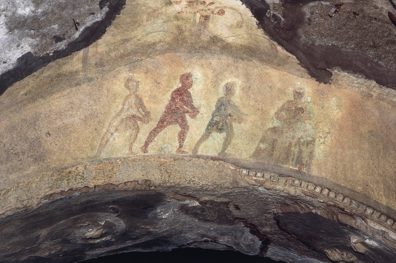 The Adoration of the Magi (fresk) av Roman